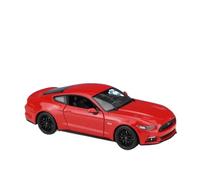 Modèle de Véhicule à L’échelle 1:24 for Ford Mustang GT 2015 Miniature Statique en Alliage De Zinc Modèle De Maison Voiture Décoration D'ameublement Créatif Véhicules à Moteur(Red)