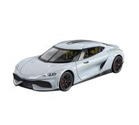 Modèle de Véhicule à L’échelle 1:24 for Koenigsegg Gemera GT Mini Simulation Alliage Métal Modèle De Voiture Moulé sous Pression Exquis Ornements Collection Véhicules à Moteur(White)