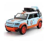 Modèle de Véhicule à L’échelle 1:24 for Land Rover Defender Mini Simulation Alliage Métal Modèle De Voiture Moulé sous Pression Exquis Ornements Collection Véhicules à Moteur(Blue)