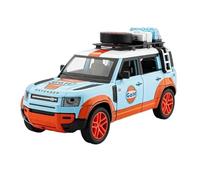 Modèle de Véhicule à L’échelle 1:24 for Land Rover Defender Mini Simulation Alliage Modèle De Voiture Exquis Tout-Terrain Véhicule Ornements Décoration Véhicules à Moteur(Blue)
