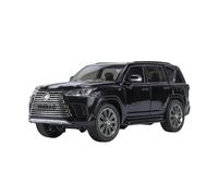 Modèle de Véhicule à L’échelle 1:24 for Lexus LX600 Mini Simulation Alliage Modèle De Voiture Exquis Tout-Terrain Véhicule Ornements Décoration Véhicules à Moteur(Black)