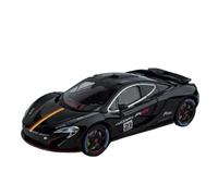 Modèle de Véhicule à L’échelle 1/24 for McLaren P1 GTR Mini Simulation Alliage Modèle De Voiture Moulé sous Pression Modèle De Voiture Décoration Ornements Véhicules à Moteur(Black)
