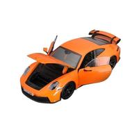 Modèle de Véhicule à L’échelle 1/24 for Porsche 911 GT3 RS Mini Échelle Statique en Alliage Zinc Modèle Voiture De Luxe Ornements D'étagère Décoration Véhicules à Moteur(Orange)