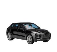 Modèle de Véhicule à L’échelle 1:24 for Porsche Macan Turbo Miniature Échelle Statique en Alliage Zinc Moulé sous Pression Modèle Voiture Ornements De Bureau Véhicules à Moteur(Black)