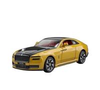 Modèle de Véhicule à L’échelle 1/24 for Rolls Royce Spectre Miniature Échelle Statique en Alliage Zinc Moulé sous Pression Modèle Voiture Ornements De Bureau Véhicules à Moteur(Gold)