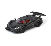 Modèle de Véhicule à L’échelle 1:32 for Apollo IE GT Mini Simulation Alliage Métal Modèle De Voiture Moulé sous Pression Exquis Ornements Collection Véhicules à Moteur(Black)