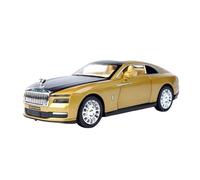 Modèle de Véhicule à L’échelle 1:32 for Rolls-Royce Spectre Mini Modèle Voiture en Alliage Métallique Statique Collection De Décoration Voiture De Luxe Véhicules à Moteur(Gold)