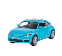 Modèle de Véhicule à L’échelle 1:32 for Volkswagen Beetle GSR Échelle Mini Statique en Alliage Zinc Moulé sous Pression Modèle Voiture Ornements D'étagère Véhicules à Moteur(Blue)