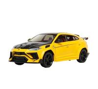 Modèle de Véhicule à L’échelle for Lamborghini Urus Bison Mini Simulation Alliage Modèle Voiture Moulé sous Pression Collection Modèle Voiture Ornements 1:24 Véhicules à Moteur(Yellow)