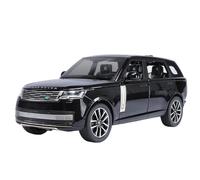 Modèle de Véhicule à L’échelle Mini Modèle Voiture Léger en Alliage Moulé sous Pression 1:24 pour Land Rover Range Rover SV 2022 Cadeau Anniversaire Objets Véhicules à Moteur (Size : Black)