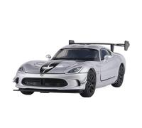 Modèle de Véhicule à L’échelle Modèle De Voiture en Alliage De Zinc À L'échelle 1:32 for Dodge Viper ACR SRT Décoration De Modèle De Voiture en Métal Véhicules à Moteur(Silver)