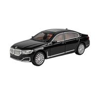 Modèle de Véhicule à L’échelle Modèle De Voiture Miniature for BMW 760li À L'échelle 1/24 en Alliage Métallique Simulation Collection Ornements Véhicules à Moteur(Black)