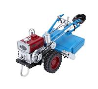 Modèle de Véhicule Agricole en Alliage, Réplique de Tracteur Rétro à Poussée Manuelle pour Décoration Maison Enfant avec Pièces Mobiles pour Jeu de Ferme Imaginatif