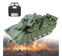 Modèle De Véhicule Militaire RC, échelle 1/16 2,4 G France H2408 Leclerc Main Battle RC Tank Model avec Son Et Lumières, Simulation De Recul Char RC Collectionneur MetalDrive