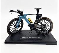 Modèle de vélo en alliage 1:8, mini modèle de vélo de course Time-Trial, modèle moulé sous pression, décoration de bureau, cadeau pour les amateurs de cyclistes