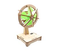Modèle de ventilateur en bois bricolage Kit de construction de ventilateur oscillant électrique pour enfants cours de sciences