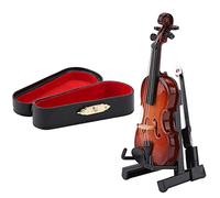 Modèle de Violon Miniature, Modèle de Violon en Bois avec étui, Petit Violon, Petite Blague de Violon, Mini Instrument de Musique Home Decor