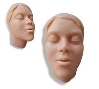 Modèle de Visage modèle de Suture modèle d'injection de Peau de Visage en Silicone dans Le modèle de tête en PVC enseign