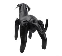 Modèle de vitrine gonflable en PVC pour chien avec pieds réglables pour présenter des vêtements et des accessoires pour chien dans le détail ou lors de foires (noir)