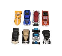 Modèle de voiture 1:64 classique rétro en alliage lot de 8