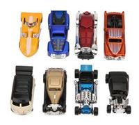 Modèle de voiture 1:64 classique rétro en alliage lot de 8 G