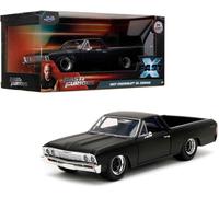 Jada Voiture miniature 1967 El Camino – Fast and Furious 10 – moulée sous pression 1:24 Noir