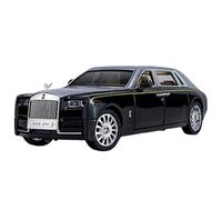 Modèle De Voiture À Échelle 1/18 1/24 Adapté For Rolls-royce Phantom Voiture Luxe Avec Son Et Lumière Moulé Sous Pression Modèle Voiture Échelle Véhicule Réplique Fidèle De Voiture(1/24 Silver)