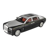 Modèle De Voiture À Échelle 1/18 1/24 Adapté For Rolls-royce Phantom Voiture Luxe Avec Son Et Lumière Moulé Sous Pression Modèle Voiture Échelle Véhicule Réplique Fidèle De Voiture(1/18 Silver)