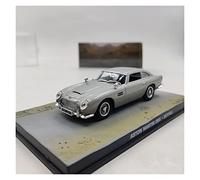 Modèle De Voiture À Échelle 1:43 pour Aston Martin 007 DB5 Modèle De Voiture Alliage Véhicule Moulé sous Pression Adultes Collection Ornements Affichage Réplique Fidèle De Voiture