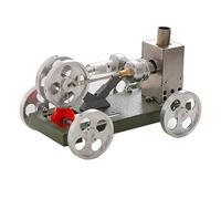 Modèle de voiture à moteur Stirling en métal, expériences de Transformation énergétique, aide à l ' enseignement de la physique pour l ' enseignement scientifique, modèle Stirling