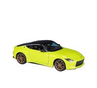 Modèle De Voiture Analogique en Métal Moulé sous Pression pour Nissan Z 1 24 Cadeaux Aobi(Yellow)