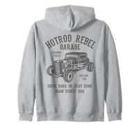Modèle de Voiture Ancienne Hotrod Rebel Automotive Nostalgia Sweat à Capuche