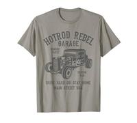 Modèle de Voiture Ancienne Hotrod Rebel Automotive Nostalgia T-Shirt