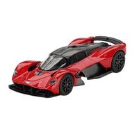 Modèle De Voiture Aston Martin Valkyrie en Alliage Rouge À L'échelle 1 64, Présentoir Statique, Idéal comme Cadeau De Collection Jouets Non RC