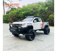Modèle De Voiture Chevrolet Colorado Zr2, En Alliage Blanc, Coupe Hors Route, Collection De Décoration Artisanale, Jouet, Outil, Cadeau, 1:27, Nouveauté 2017