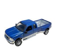 Modèle De Voiture Classique en Alliage Moulé sous Pression Ford F350 Bleu, Échelle 1 32, Cadeau pour Adulte Voiture Miniature De Collection