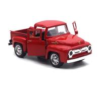Modèle De Voiture De Collection, Imitation De Camion Pick-Up Rouge, 1:32, Véhicules Statiques Moulés, Ornement De Table