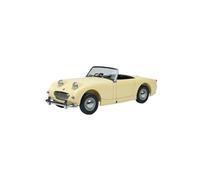 Modèle De Voiture De Course à Collectionner 1:18 pour Austin Healey Sprite Modèle De Voiture De Collection en Alliage Tricolore Ornements Décorent Décoration pour Chambre(Yellow)