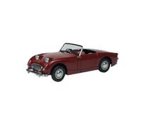 Modèle De Voiture De Course à Collectionner 1:18 pour Austin Healey Sprite Modèle De Voiture De Collection en Alliage Tricolore Ornements Décorent Décoration pour Chambre(Red)