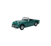 Modèle De Voiture De Course à Collectionner 1:18 pour Austin Healey Sprite Modèle De Voiture De Collection en Alliage Tricolore Ornements Décorent Décoration pour Chambre(Green)