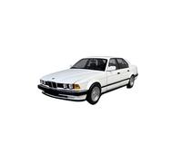 Modèle De Voiture De Course à Collectionner 1:18 pour BMW 730I (E32) 1986 Alliage Classique Berline Modèle De Voiture BMW Série 7 Décor De Collection Blanc Décoration pour Chambre