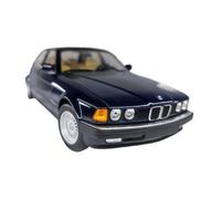 Modèle De Voiture De Course à Collectionner 1/18 pour BMW 730i E32 E38 Modèle De Voiture en Alliage À L'échelle Décoration Rare Anniversaire Surprise Jouet Voiture Décoration pour Chambre(Blue)