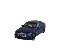 Modèle De Voiture De Course à Collectionner 1:18 pour BMW I5 2023 Alliage Statique Entièrement Ouvert Modèle Voiture Multicolore Collection De Jouets Nostalgiques Décoration pour Chambre(Blue)
