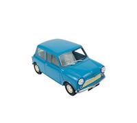 Modèle De Voiture De Course à Collectionner 1:18 pour BMW Morris Mini Minor Modèle De Voiture en Alliage Moulé sous Pression Tricolore Modèle Décoratif Décoration pour Chambre(Blue)