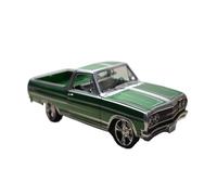 Modèle De Voiture De Course à Collectionner 1:18 pour Chevrolet El Camino Customs Pick-up Vert Édition Collector Moulé sous Pression Ornements Décoration pour Chambre