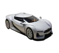 Modèle De Voiture De Course à Collectionner 1:18 pour Citroën GT Concept 2008 Alliage Blanc Porte Ouvrante Voiture De Sport Ornements en Métal Décoration pour Chambre