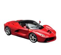 Modèle De Voiture De Course à Collectionner 1:18 pour Ferrari LaFerrari Simulation Alliage Rouge Modèle De Voiture Ouverte Adultes Anniversaire Vacances Décoration pour Chambre(Red A)