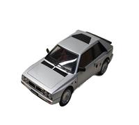 Modèle De Voiture De Course à Collectionner 1:18 pour Lancia Delta S4 1985 Silver Alloy Sedan Collector's Edition Vitrines Ornements Décoration pour Chambre