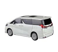 Modèle De Voiture De Course à Collectionner 1:18 pour Lexus LM300 Voiture Nounou Voiture d'affaires MPV Voiture Alliage Modèle Véhicule À Domicile Placement Décoration pour Chambre(White)