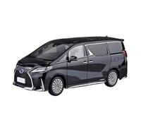 Modèle De Voiture De Course à Collectionner 1:18 pour Lexus LM300 Voiture Nounou Voiture d'affaires MPV Voiture Alliage Modèle Véhicule À Domicile Placement Décoration pour Chambre(Black)